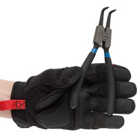 Прецизионные удлиненные пассатижи HOEGERT TECHNIK с изогнутыми губками 125 мм HT1P056