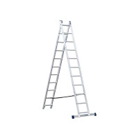 Лестница двухсекционная универсальная STAIRS 11 ступеней AL211