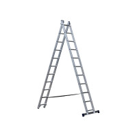 Лестница двухсекционная универсальная STAIRS 11 ступеней AL211