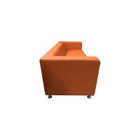 Диван Мягкий офис Аполло Люкс трехместный оранжевый АПЛЮ301ОР