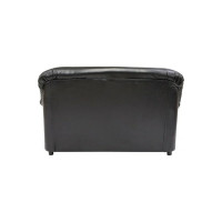 Диван Мягкий офис с механизмом двухместный черный МО203ЧН_MH