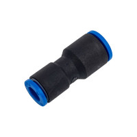 Фитинг прямой переходной пластиковый 8 мм на 6 мм CDC Pneumatics PG 0806N