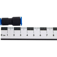 Фитинг прямой переходной пластиковый 8 мм на 6 мм CDC Pneumatics PG 0806N
