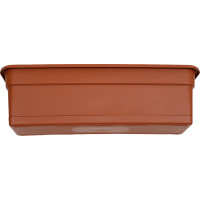 Балконное кашпо с поддоном Darel Plastic 5 0160 ДАР 60х20х17 см, 12 л, терракотовое 015169