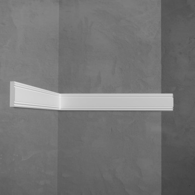 Молдинг Stenopol 50х11х2000 мм под покраску C7156