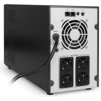 Источник бесперебойного питания ExeGate SpecialPro Smart LLB-3000 LCD AVR EURO RJ USB 3000VA/1800W LCD AVR 4евро RJ45/11 USB
