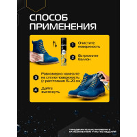 Краска для замшевой кожи SALTON 250 мл синий 12 42250/17