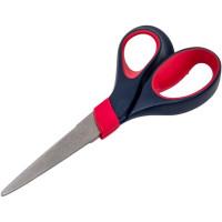 Ножницы LOREX COMFORT-GRIP INSPIRATION офисные 170 мм прорезиненные эргономичные ручки LXSCCG17-IS