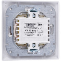 Выключатель Bylectrica скрытой установки с электрической блокировкой для управления системами роллет и жалюзи, серия СТИЛЬ С410-890