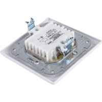 Выключатель Bylectrica скрытой установки с электрической блокировкой для управления системами роллет и жалюзи, серия СТИЛЬ С410-890