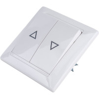 Выключатель Bylectrica скрытой установки с электрической блокировкой для управления системами роллет и жалюзи, серия СТИЛЬ С410-890