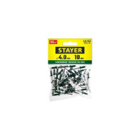Алюминиевые заклепки STAYER Color-FIX, 4х10 мм, RAL 6005, 50 шт. 3125-40-6005