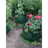 Защита стволов деревьев ГеоПластБорд 34.5x20.5 см, 4 шт, зеленая 96