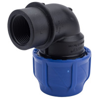 Компрессионный отвод VALFEX ПНД, с внутренней резьбой, 40x1" 1210012340100