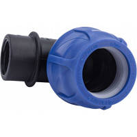 Компрессионный отвод VALFEX ПНД, с внутренней резьбой, 40x1" 1210012340100