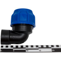 Компрессионный отвод VALFEX ПНД, с внутренней резьбой, 63x1 1/2" 1210012363112