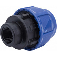 Компрессионная соединительная муфта VALFEX ПНД, с внутренней резьбой, 40x3/4" 121001240034