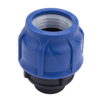 Компрессионная соединительная муфта VALFEX ПНД, с внутренней резьбой, 40x3/4" 121001240034