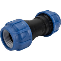 Компрессионный переходной тройник VALFEX ПНД, с наружной резьбой, 63- 2"-63 1210026320063