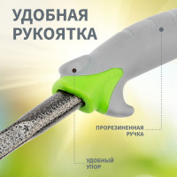 Стальная мотыжка с прорезиненной ручкой с 3 зубцами Четыре сезона 64-0004