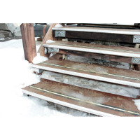 Ступень с алюминиевым кантом Lucky Guy 1200x300 мм, влагостойкая фанера 030 01 1200300 БФ