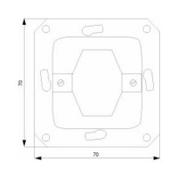 1 клавишный выключатель Siemens 10А 250В 1пол. DELTA 5TA2151