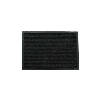 Грязезащитный коврик РемоКолор 3+2 ПВХ, полиэстер, чёрный, 40x60 см 70-1-463