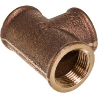 Тройник Viega, ВВВ, 3/4", 3/4", 3/4", бронза RX, равнопроходной 264246