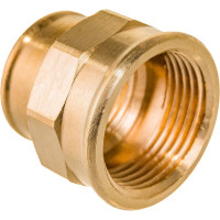 Муфта Viega ВВ, 1", 3/4", бронза RX, переходная 266356