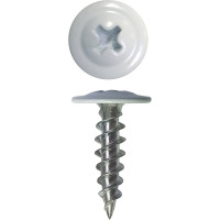 Саморез Daxmer ПШ 4,2x19 с прессшайбой острый RAL 9003 1000 шт. 00000308143