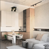 Настенно-потолочный светильник FERON ML203-1 под лампу GU10, черный 41924