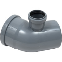 Универсальный отвод VALFEX 110/50x45, левый, внутренняя канализация 23111150