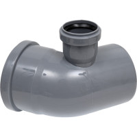 Универсальный отвод VALFEX 110/50x45, левый, внутренняя канализация 23111150