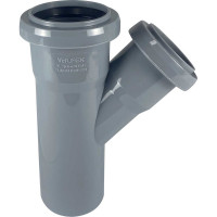 Тройник VALFEX 45 градусов, 50-40, внутренняя канализация 22050040