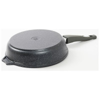Сковорода Мечта АП Гранит 28 см, со съемной ручкой и стеклянной крышкой с028701