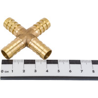 Крест под шланг елочка 12 мм Pegas pneumatic 3604