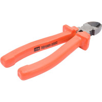 Бокорезы (кусачки для проводов) TDM ELECTRIC с пластиковыми рукоятками, углеродистая сталь, 180 мм, серия "Гранит" SQ1009-0302