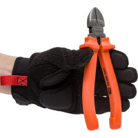 Бокорезы (кусачки для проводов) TDM ELECTRIC с пластиковыми рукоятками, углеродистая сталь, 180 мм, серия "Гранит" SQ1009-0302