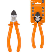 Бокорезы (кусачки для проводов) TDM ELECTRIC с пластиковыми рукоятками, углеродистая сталь, 180 мм, серия "Гранит" SQ1009-0302