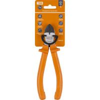 Бокорезы (кусачки для проводов) TDM ELECTRIC с пластиковыми рукоятками, углеродистая сталь, 180 мм, серия "Гранит" SQ1009-0302