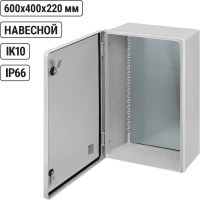 Антивандальный щит TDM ELECTRIC ЩПМП-2-0, GRP, IP66, IK10, -50 С до +70 С, навесной, 600x400x220 SQ0924-0206