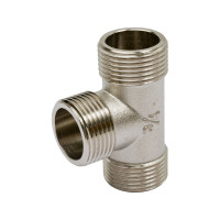 Тройник резьбовой DOUBLE-LIN латунный нр/нр/нр - 3/4" LL6135B (3/4")