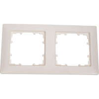 Двухместная рамка Siemens DELTA LINE белый 5TG25520
