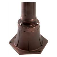 Садово-парковый светильник FERON PL696 столб 60W 230V E27, коричневый 11698