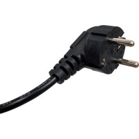 Кабель питания ExeGate Special PC-5S Евровилка угловая Schuko- С13 3х0.5 CCA черный 5м 281002