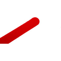 Стяжка-липучка NIKOMAX с мягкой пряжкой, 310x16 мм, красная, 10 шт. NMC-CTV310-16-SB-RD-10