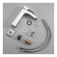 Смеситель для умывальника Gappo 35к G1007-72 высокий, литой, п/гайку, хром 546123