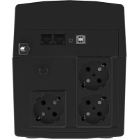 Линейно-интерактивный источник бесперебойного питания DKC 1500 ВА/900 Вт, 1/1, 3xSchuko, USB + RJ45, LCD, 2x8Aч INFOLCD1500S