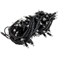 Светодиодная гирлянда ЭРА ERAPS-PM10 нить черная, ПВХ, 10 м, мульт, 100 LED, IP65 Б0056016