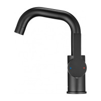 Смеситель для раковины Swedbe 1011B Diana высокий, однорычажный, черный матовый 1011B, EAN 7350078204699